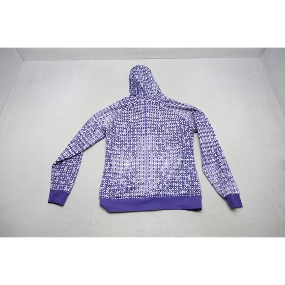 Under Armour Full Zip Fleece Jacket Semi-Fitted Geo Womens Sz Medium - Picture 7 of 7